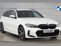 White Used 2025 BMW 320 M Sport Estate | £33,776 (Fair price)