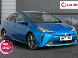 Blue Used 2021 Toyota Prius Business Edition Hatchback | £17,990 (Expensive)