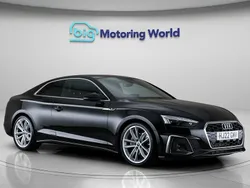 Black Used 2022 Audi A5 S-Line Coupe | £24,500 (Good price)