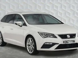 White Used 2018 Seat Leon ST FR Estate | £13,719
