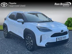 White Used 2022 Toyota Yaris Hybrid Design Hatchback | £20,271 (Expensive)