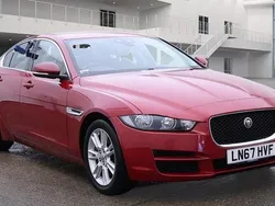 Red Used 2017 Jaguar XE Prestige Sedan | £8,999 (Fair price)