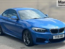 Blue Used 2018 BMW 218 M Sport Coupe | £14,716 (Fair price)