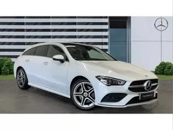 White Used 2020 Mercedes CLA220 Shooting Brake AMG Line Premium Plus Estate | £23,464 (Fair price)