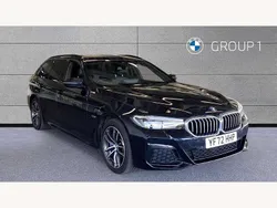 Black Used 2022 BMW 530e M Sport Estate | £27,850 (Fair price)