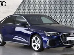 Blue Used 2024 Audi A3 S-Line Sedan | £26,016 (Fair price)