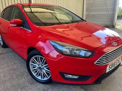 Red Used 2018 Ford Focus Zetec Hatchback | £5,495 (Good price)