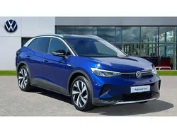 Blue dusk metallic black Used 2021 VW ID.4 Pro Performance SUV | £20,960 (Fair price)