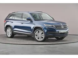 Petrol blue metallic Used 2021 Skoda Kodiaq SE L SUV | £20,499 (Fair price)