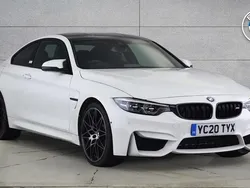 White Used 2020 BMW M4 Competition Edition Coupe | £41,990 (Expensive)