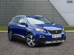Blue Used 2020 Peugeot 3008 Allure SUV | £12,999 (Fair price)