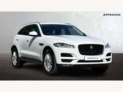 Fuji white Used 2019 Jaguar F-Pace Portfolio SUV | £21,995 (Fair price)