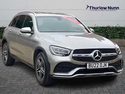 Silver Used 2022 Mercedes GLC220 AMG line SUV | £28,123 (Fair price)