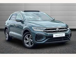 Petrol blue Used 2024 VW T-Roc R-line SUV | £26,995 (Fair price)