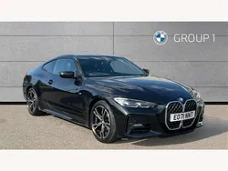 Black sapphire metallic paint Used 2021 BMW 420 M Sport Coupe | £27,750 (A bit pricey)