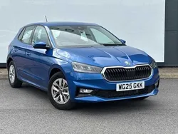 Race blue metallic Used 2025 Skoda Fabia SE Hatchback | £18,195 (A bit pricey)