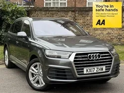Grey Used 2017 Audi Q7 S-Line SUV | £25,990 (Good price)