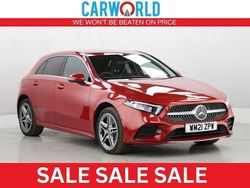 Red Used 2021 Mercedes A250 AMG line Hatchback | £18,367 (Good price)
