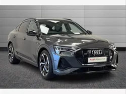 Grey Used 2022 Audi e-tron Sportback Black Edition SUV | £29,216 (Fair price)