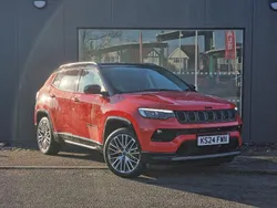 Red/black Used 2024 Jeep Compass Altitude SUV | £29,995