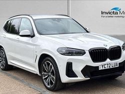 White Used 2022 BMW X3 M Sport SUV | £32,990 (Fair price)