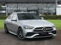Silver Used 2023 Mercedes C300e AMG Line Premium Plus Sedan | £39,995