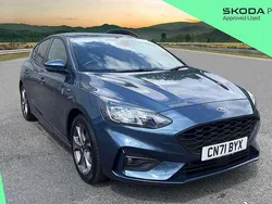 Blue Used 2021 Ford Focus ST-Line Hatchback | £13,995 (Fair price)
