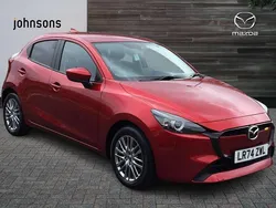 Red Used 2024 Mazda 2 Exclusive-Line Hatchback | £17,250 (Fair price)