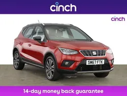 Red Used 2017 Seat Arona XCELLENCE SUV | £10,749 (Fair price)