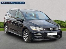 Black Used 2021 VW Touran R-line MPV | £23,867 (Fair price)