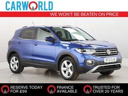 Blue Used 2021 VW T-Cross SEL SUV | £16,660 (Fair price)