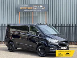 Black Used 2022 Ford Transit Custom Limited Van | £16,995 (Fair price)