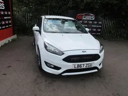 White Used 2018 Ford Focus ST-Line Hatchback | £7,495 (Good price)
