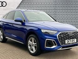Blue Used 2021 Audi Q5 S-Line SUV | £29,818 (Fair price)