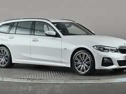 White Used 2022 BMW 330e M Sport Estate | £27,498 (A bit pricey)