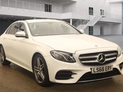 White Used 2018 Mercedes E200 AMG line Sedan | £19,500