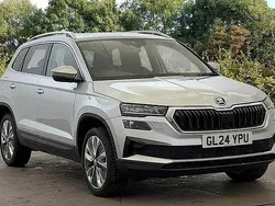 Brilliant silver metallic Used 2024 Skoda Karoq SE L SUV | £20,990 (Fair price)