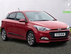 Red Used 2017 Hyundai i20 Premium Hatchback | £9,099 (Fair price)