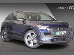 Blue Used 2025 Audi Q4 e-tron Black Edition SUV | £41,500 (Fair price)