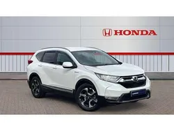 Platinum white pearl Used 2019 Honda CR-V Hybrid SUV | £19,087 (Fair price)