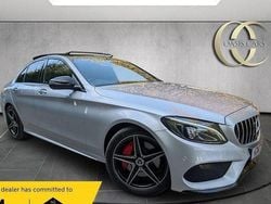 Silver Used 2017 Mercedes C250 AMG line Sedan | £16,475 (Fair price)