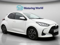 White Used 2022 Toyota Yaris Hybrid Design Hatchback | £16,200 (Fair price)