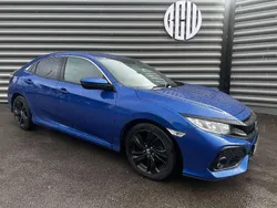 Blue Used 2019 Honda Civic SR Hatchback | £10,400 (Fair price)