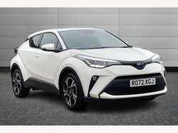 White Used 2023 Toyota C-HR Design SUV | £20,250 (Fair price)