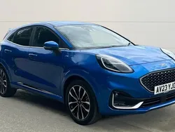 Desert island blue (exclusive colour) Used 2023 Ford Puma ST-Line Hatchback | £20,166 (Fair price)
