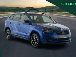 Blue Used 2021 Skoda Karoq SportLine SUV | £20,690 (Fair price)