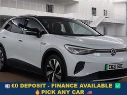 White Used 2021 VW ID.4 Pro Performance SUV | £13,649 (A bit pricey)