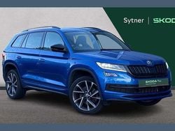 Race blue metallic Used 2020 Skoda Kodiaq SportLine SUV | £26,500 (Fair price)