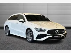 White Used 2024 Mercedes CLA220 Shooting Brake AMG Line Premium Estate | £30,995