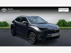 Grey Used 2023 Toyota Yaris Hybrid Design Hatchback | £21,354 (Expensive)